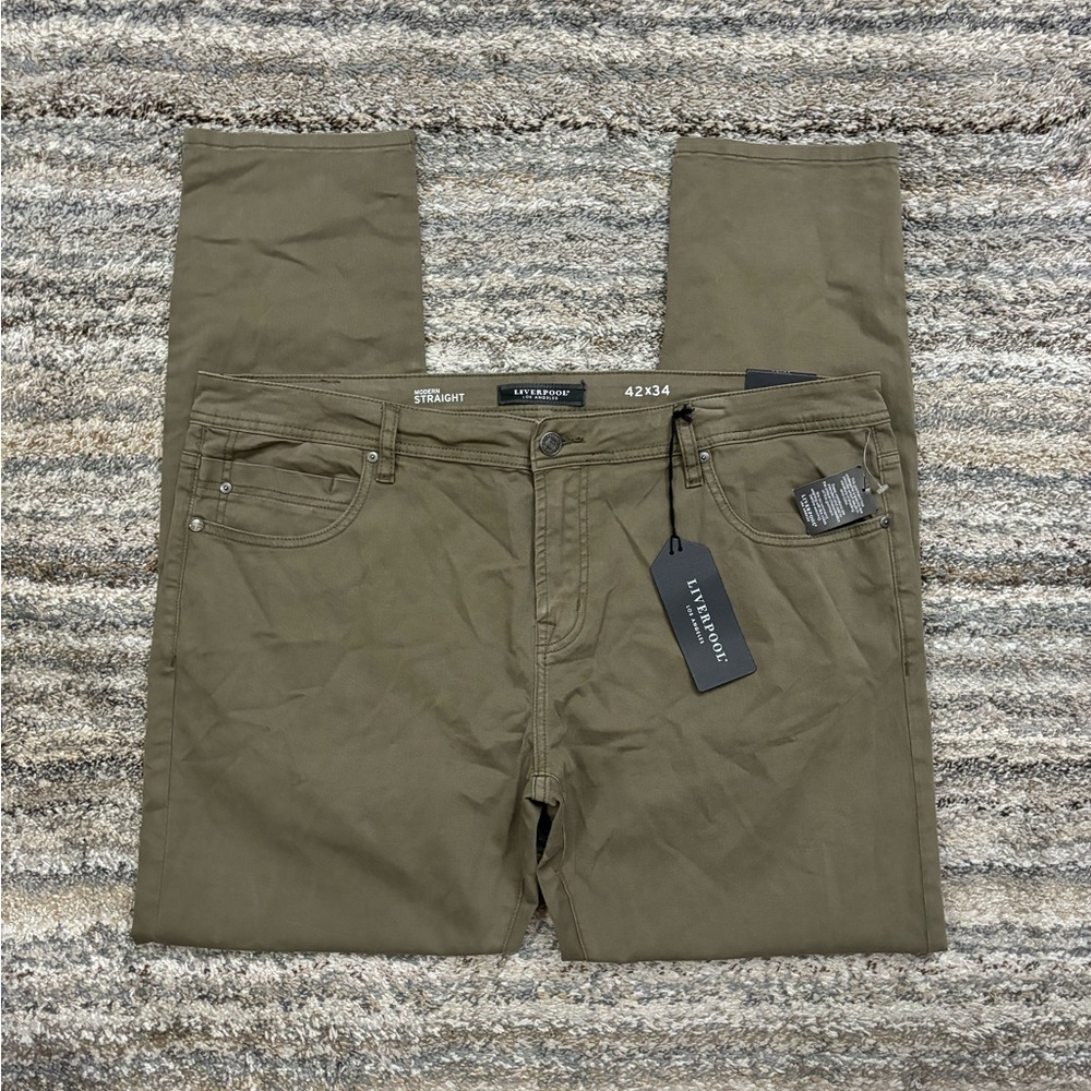 Liverpool The Modern Men Straight Leg Jeans Sz 42x34 NWT | Liverpool Men Jeans - - Picture 12 of 13